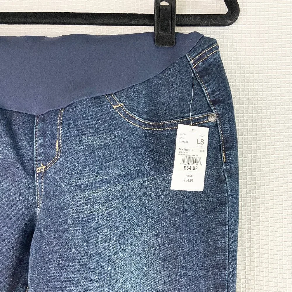 Motherhood Maternity Indigo Blue Bootcut Denim Jeans Long Small